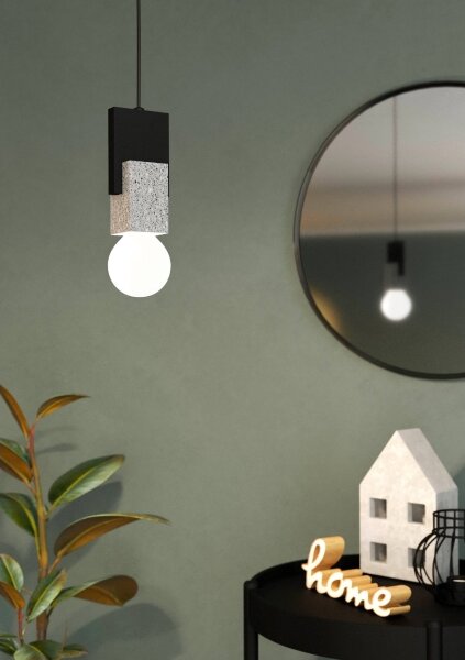 Eglo 99531 - Závesný luster na lankách LOBATIA 1xE27/40W/230V