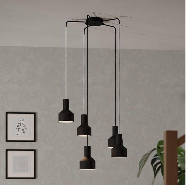 Eglo 99553 - Luster na lanku CASIBARE 5xE27/40W/230V