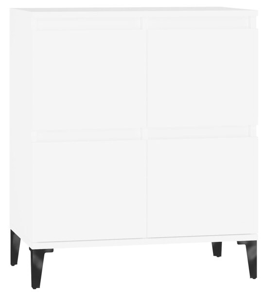 Komoda biela 60x35x70 cm spracované drevo