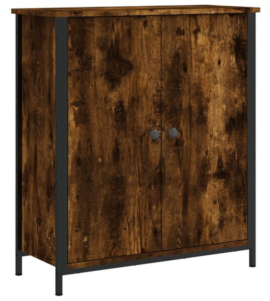 Komoda dymový dub 70x30x80 cm kompozitné drevo