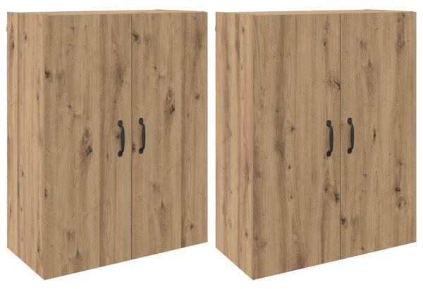 Nástenná skrinka Nástenný 2 pcs Remeselný dub 69,5 x 34 x 90 cm