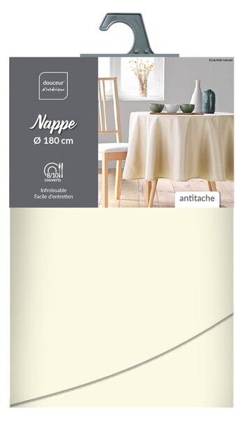 Obrus ø 180 cm Essentiel – douceur d'intérieur
