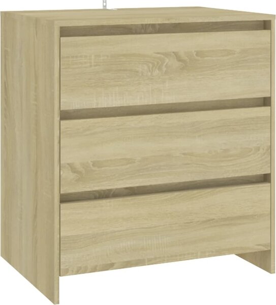 Komoda dub sonoma 70x41x75 cm spracované drevo