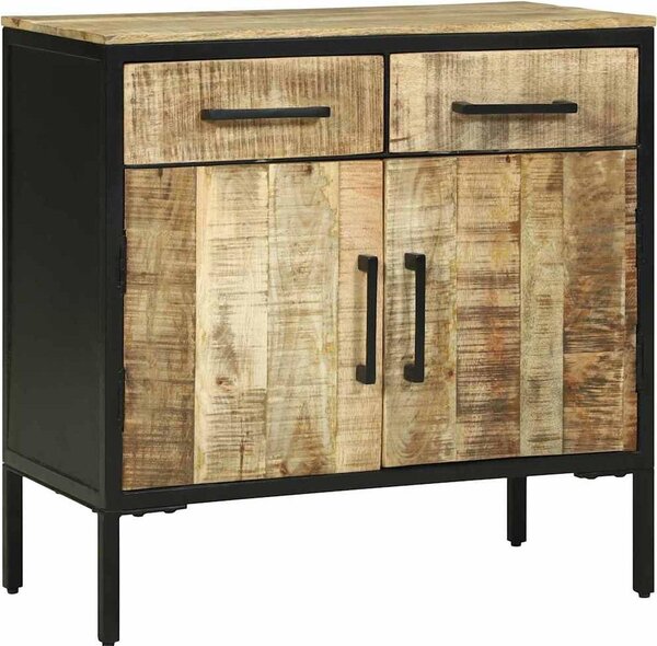 SYFAX™ Príborník hnedý 70 x 35 x 70 cm Masívne drevo Mango