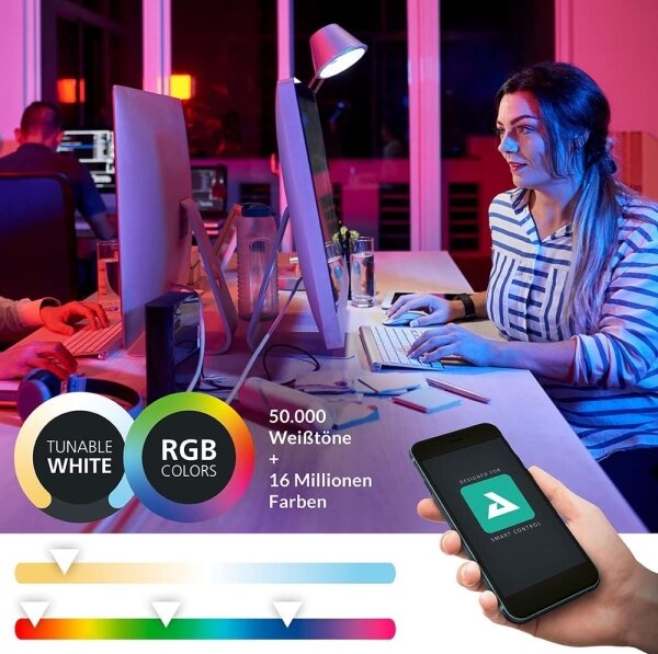 Eglo 900069 - LED RGBW Stmievateľné nástenné svietidlo MARGHERA-Z LED/16W/230V