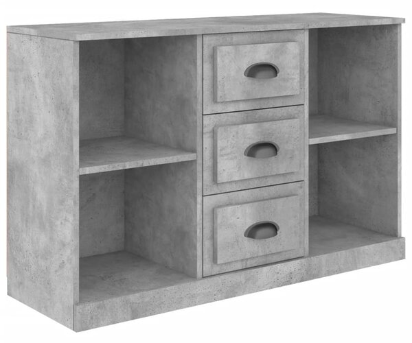 Komoda betónovo sivá 104,5x35,5x67,5 cm kompozitné drevo