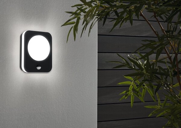 Eglo 99584 - LED Vonkajšie nástenné svietidlo so senzorom MADRIZ LED/9W/230V IP44