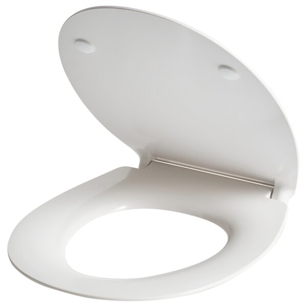 WC doska s pomalým sklápaním biela duroplast lesklý povrch 45 x 38 cm ľahko odnímateľná kúpeľňové doplnky tradičný štýl kúpeľňa toaleta