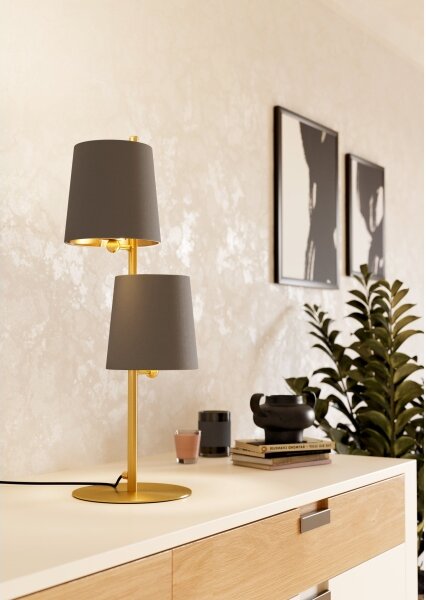 Eglo 99611 - Stolná lampa ALMEIDA 2xE27/40W/230V