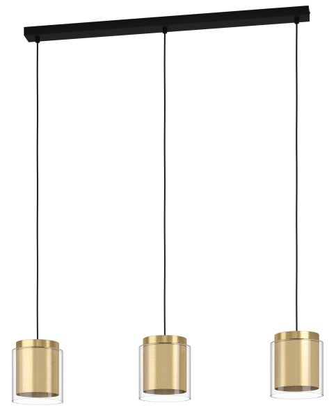 Eglo 99654 - Luster na lanku LAGUNITAS 3xE27/40W/230V