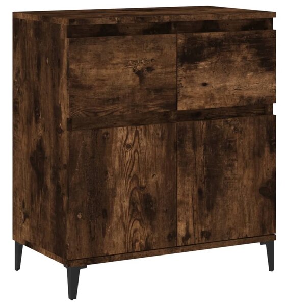 Komoda dymový dub 60x35x70 cm spracované drevo