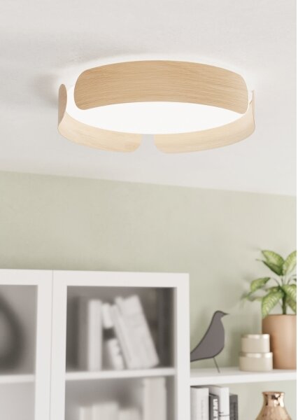 Eglo 99622 - LED stropné svietidlo VALCASOTTO LED/20W/230V pr. 37 cm béžové
