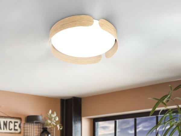 Eglo 99622 - LED stropné svietidlo VALCASOTTO LED/20W/230V pr. 37 cm béžové