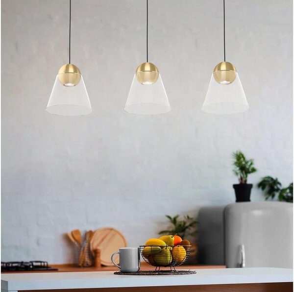 Eglo 99629 - LED Luster na lanku CERASELLA 3xGU10/4,5W/230V