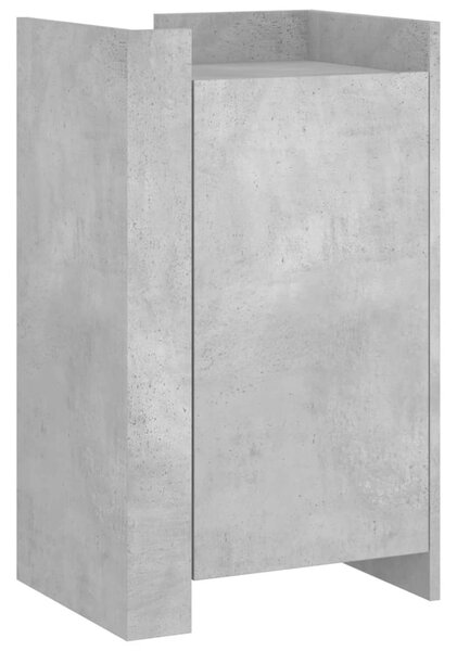 Komoda betónovosivá 45x35x75 cm kompozitné drevo