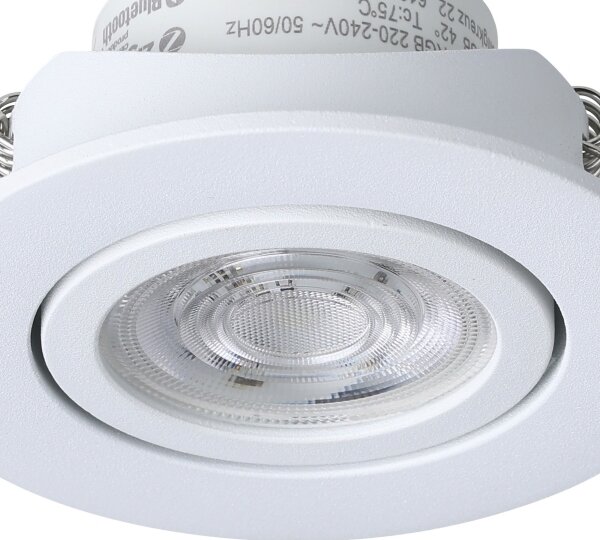 Eglo 99671 - LED RGBW Stmievateľné podhľadové svietidlo SALICETO-Z LED/5W/230V