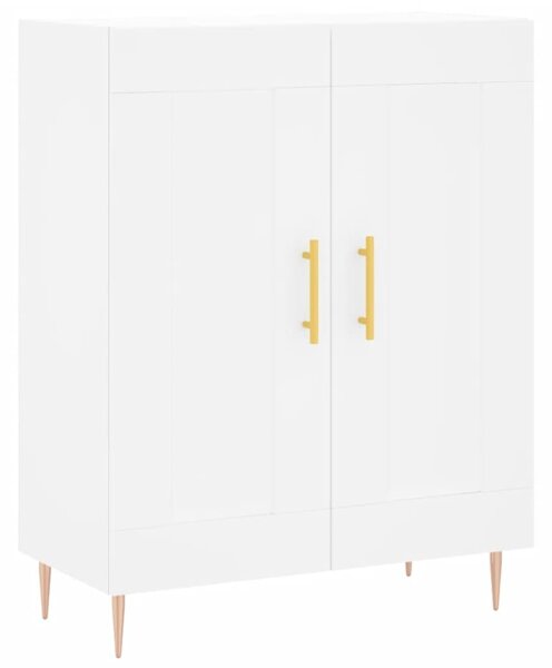 Komoda biela 69,5x34x90 cm kompozitné drevo