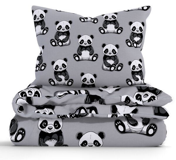 Bavlnené obliečky Renforcé - Panda