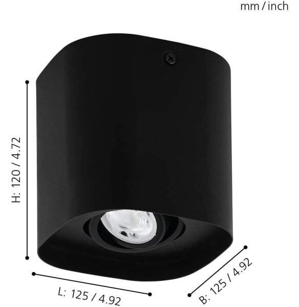 Eglo 99673 - LED RGBW Stmievateľné bodové svietidlo CAMINALES-Z 1xGU10/5W/230V