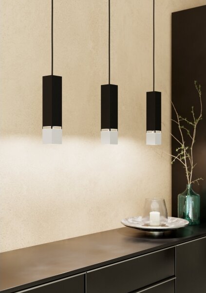 Eglo 99698 - LED Luster na lanku BUTRANO 3xGU10/4,5W/230V