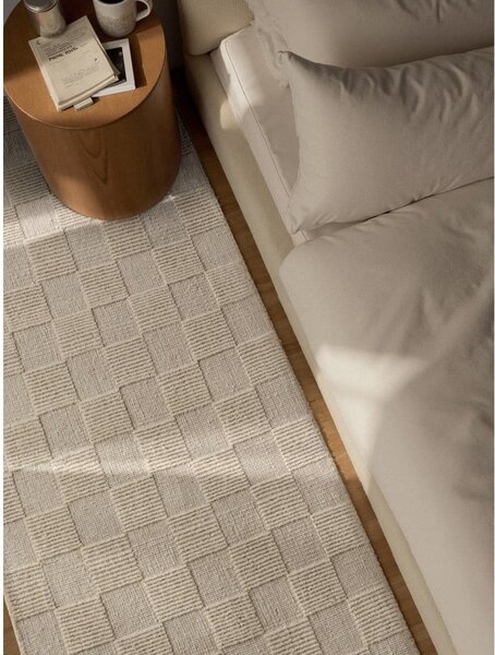 Krémový ručne tkaný vlnený behúň 80x200 cm Scala – Villeroy&Boch