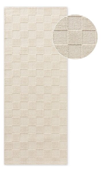 Krémový ručne tkaný vlnený behúň 80x200 cm Scala – Villeroy&Boch