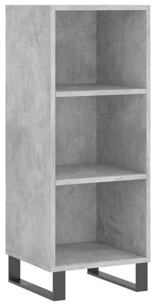 Komoda betónovo sivá 34,5x32,5x90 cm kompozitné drevo