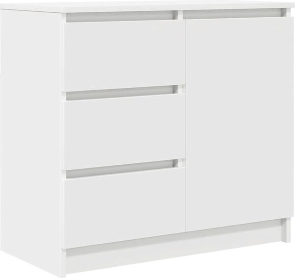 Komoda so zásuvkou, biela 71x35x65 cm, kompozitné drevo