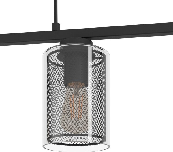 Eglo 99707 - Luster na lanku ZOCABON 4xE27/40W/230V