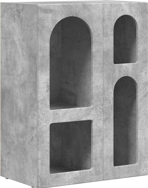 Servírovacia skriňa Betónová šedá 59 x 35 x 80.5 cm