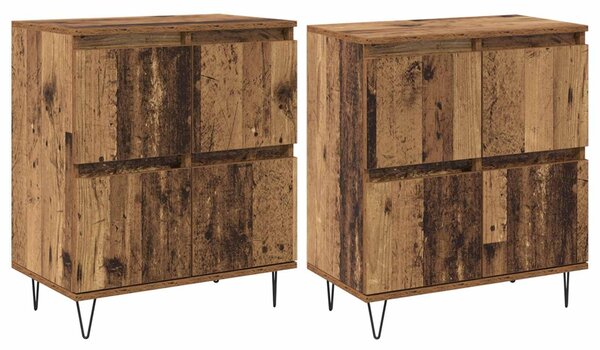 Komody 2 pcs Staré drevo