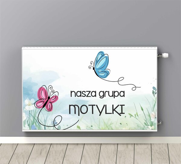 Dekoratívna magnetická podložka pod radiátor Detská podložka Motýle 60x100