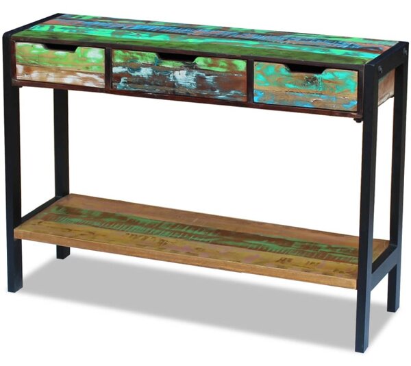 Komoda s 3 zásuvkami, recyklovaný masív