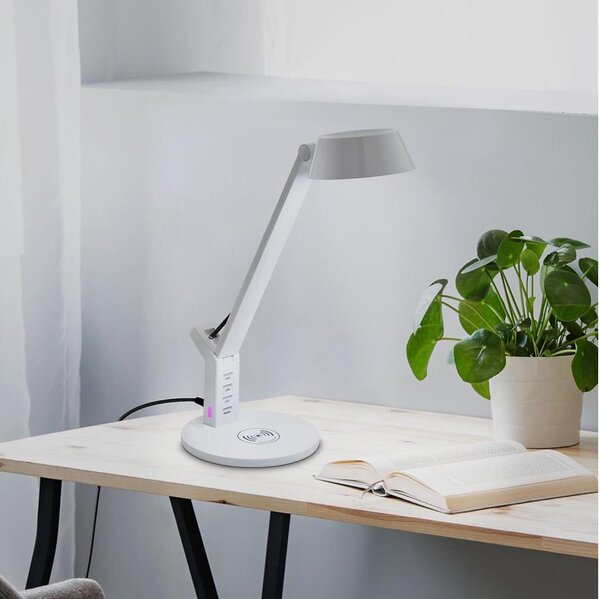 Eglo 99831 - LED Stmievateľná dotyková stolná lampa BANDERALO LED/4,8W/230V biela