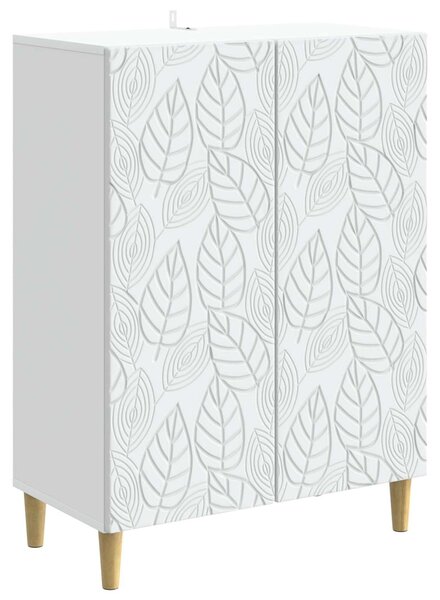Servírovacia skriňa Biela 66 x 34,5 x 90 cm Kompozitné drevo