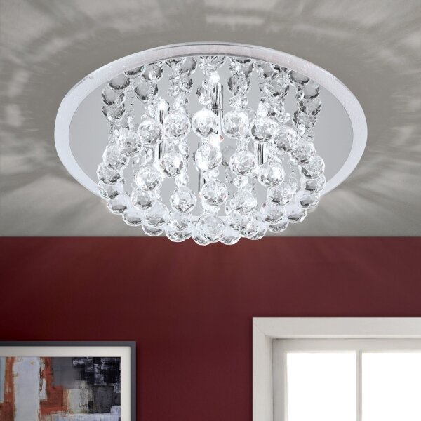Orion DLU 2378/4/38-Krištáľové str. svietidlo GLORIA 4xG9/40W/230V pr.38 cm chróm