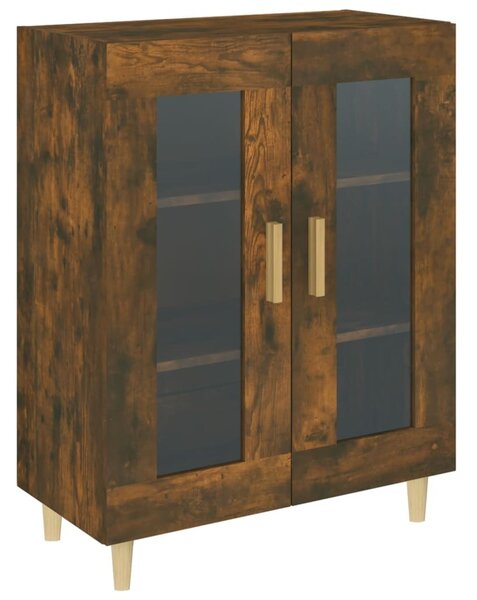Komoda dymový dub 69,5x34x90 cm kompozitné drevo