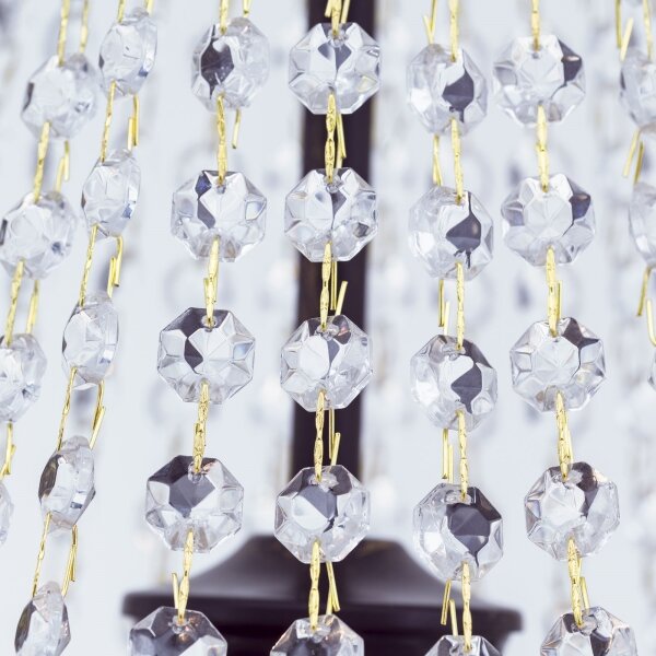 Orion HL 6-1497/3 - Krištáľový luster na reťazi ARILA 3xE27/60W/230V hnedá/patina