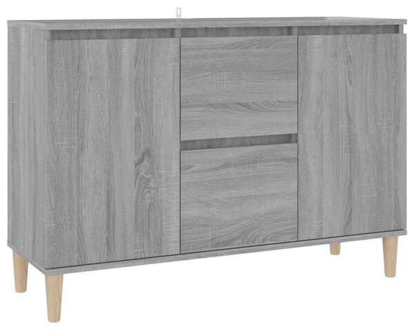 Komoda sivý dub sonoma 101x35x70 cm kompozitné drevo
