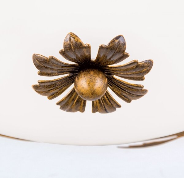 Orion DL 7-509/50 - Stropné svietidlo FLEUR 3xE27/60W/230V pr. 50 cm bronz