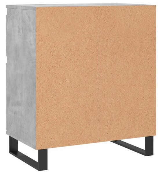 Komoda betónovo sivá 60x35x70 cm spracované drevo