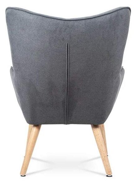 Kreslo s podnožou ELDORA GREY