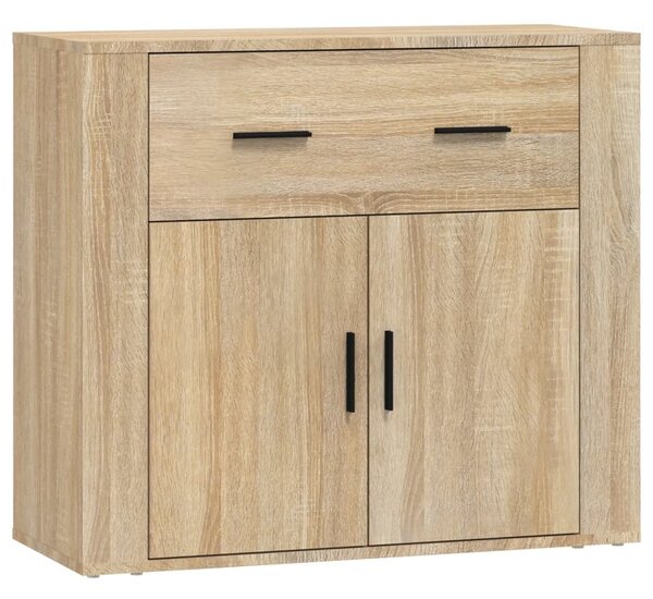 Komoda dub sonoma 80x33x70 cm spracované drevo