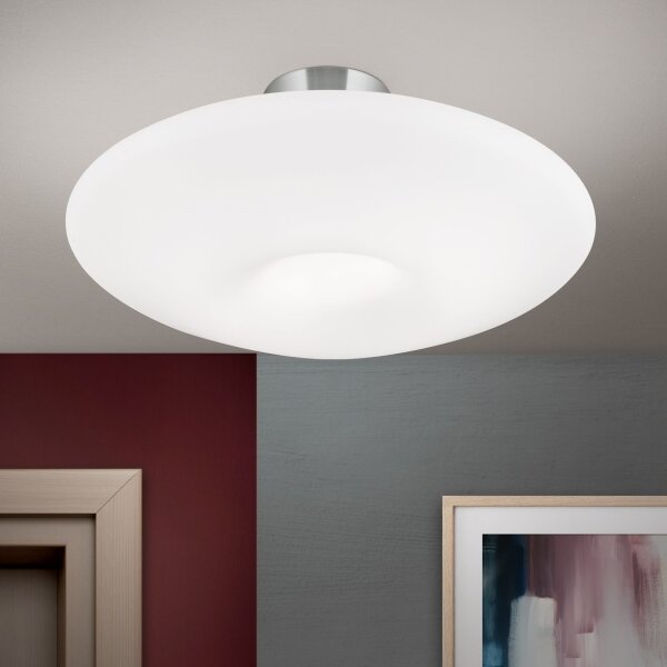 Orion DL 7-566/2 - Stropné svietidlo BLANC 2xE27/60W/230V pr. 49 cm matný chróm
