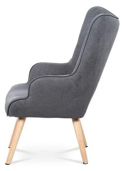 Kreslo s podnožou ELDORA GREY
