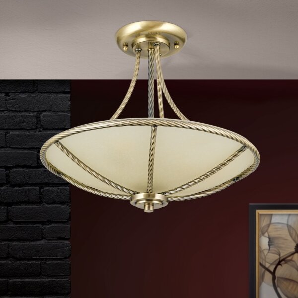 Orion DL 7-568/3 - Luster na tyči MAURO 3xE27/60W/230V pr. 42 cm bronz