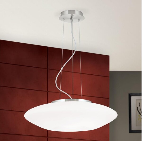 Orion HL 6-1559/2 - Luster na lanku BLANC 2xE27/60W/230V pr. 49 cm matný chróm