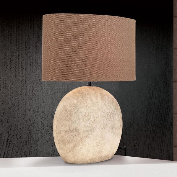 Orion LA 4-1193 - Stolná lampa ETHNO 1xE27/60W/230V keramika hnedá/béžová