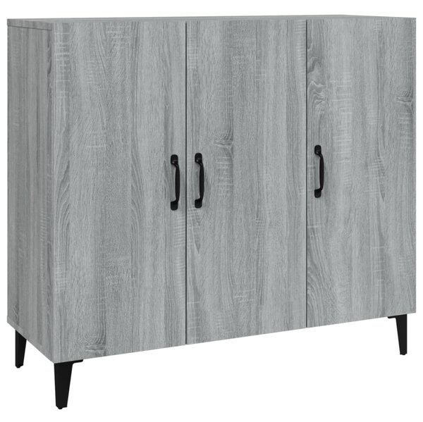 Komoda sivý dub sonoma 90x34x80 cm kompozitné drevo