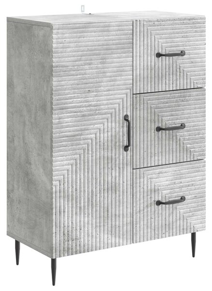 Servírovacia skriňa Betónovo sivá 66 x 34,5 x 89,5 cm